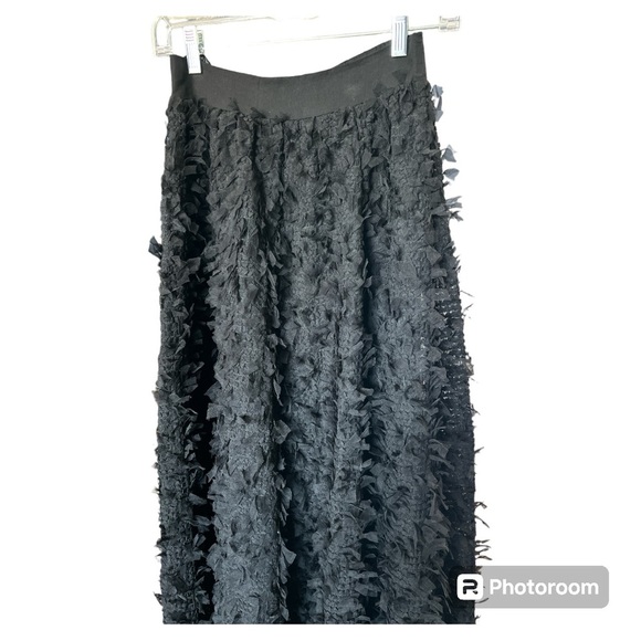 NWT Anthropologie ERI + ALI “Rive Dorite” Maxi skirt black size XS - Picture 5 of 8